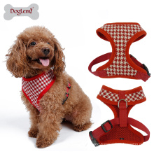 Fashion Peppita design and soft easy walking pet harness